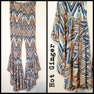 Gorgeous pair of Hot Ginger Wide leg/ bell bottom